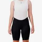 Front view of the Enjoy Dual women's cycle short with reflective detailing made by Enjoy.cc.