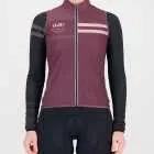 Front of the ladies cycling gilet in the baroon Semester design made by Enjoy.cc