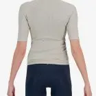 Back view of the womens wheat Hempie cycling jersey design made by Enjoy.cc