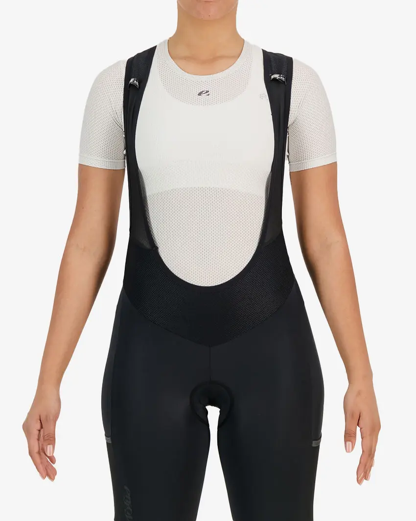Front view of the mens sleeved baselayer in the ecru emotif design made by Enjoy.cc