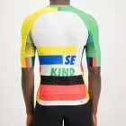 Mens Ma Se Kind Climber Cycling Shirt. The Climber range of cycling shirts by Enjoy are shaved of anything excess so expect tight fitting minimalist cuts that are engineered for flat out racing.