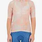 Front of the ladies cycling jersey in the Groad To Freedom Supremium design made by enjoy.cc