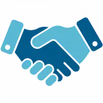 trust logo handshake trust icon