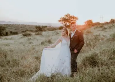 wedding safari bush