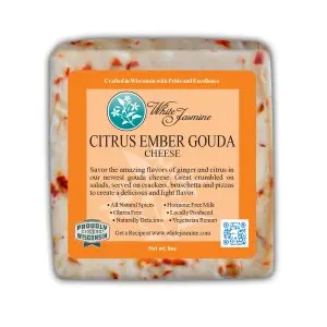 Citrus Ember Gouda Cheese | Bright & Flavorful Wisconsin Gouda