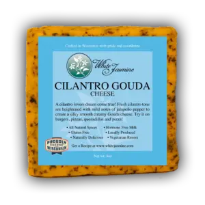 Cilantro Jalapeño Gouda Cheese – Mild, Creamy & Flavorful