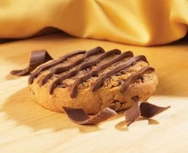 Chocolate Chip Cookie with Drizzle