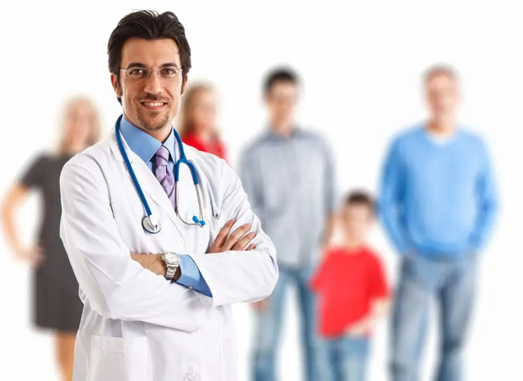 Portrait of a smiling family doctor