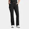 Women'S Yoga Waistband Flare Pant | Epic Scrubs 9813 2 Epic by irg 9813 womensyogawaistbandflarepant black blk 01 irg scrubs