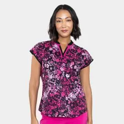 Quality Medical Uniforms In Evans, Ga For Healthcare Pros 19 Modern lane scrubs dallas print top | ml1005