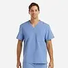 Men's chest pocket v-neck top | 5801 - image 3