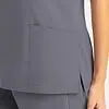 Women's mock wrap top with contrast trim | 5004 - image 4