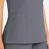Women's mock wrap top with contrast trim | 5004 - image 3