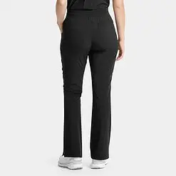 Alternative view of women's yoga waistband flare pant | epic scrubs 9813