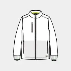 Alternative view of tempo men's 1 pocket v-neck top | t371