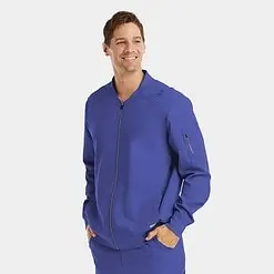 Men's Front Zip Warm-Up Jacket | 5861