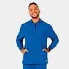 Men'S Zip Jacket | Epic Scrubs 4861 1 Epic by irg 4861 menszipjacket royalblue ryl 01 irg scrubs