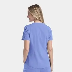 Alternative view of women's tuck-in top | epic scrubs 4803