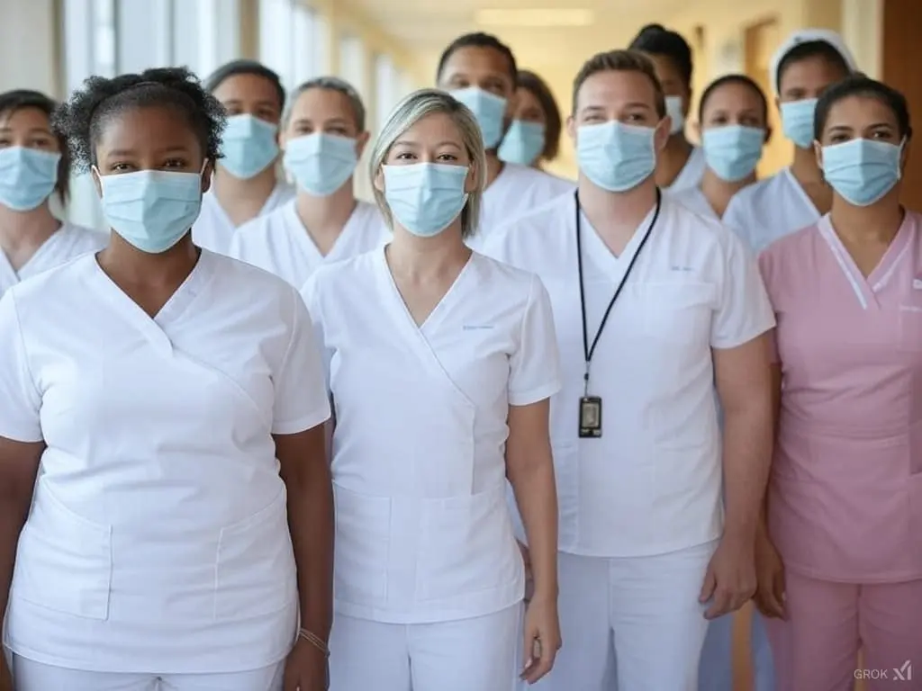 How To Find The Scrubs You Love: Expert Tips For Every Body Type 4 Nurses come in all shapes and sizes and this picture shows different ethnicity and body shape for nursing scrubs.