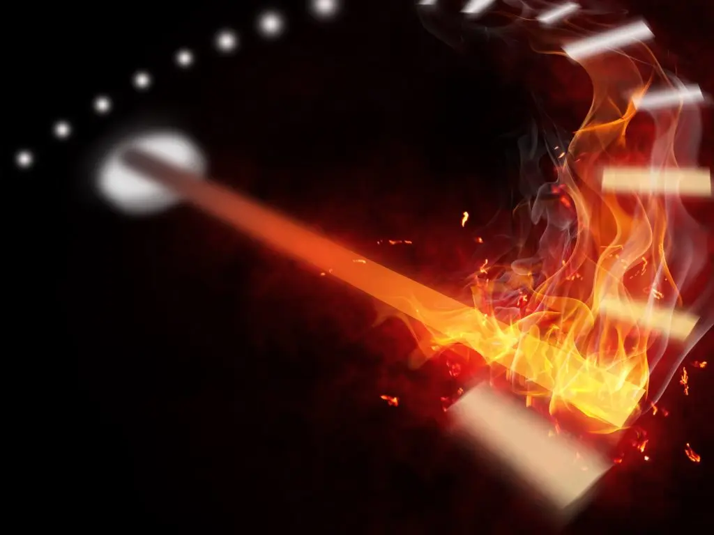 Flaming Speedometer