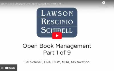 Open Book Management: An Introduction. Part 1 of 9