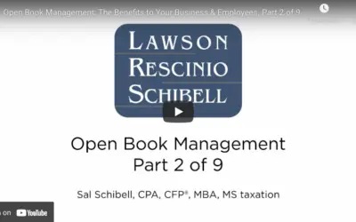 Open Book Management: The Benefits to Your Business & Employees. Part 2 of 9