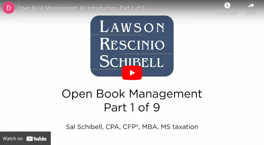 Open Book Management: An Introduction. Part 1 of 9