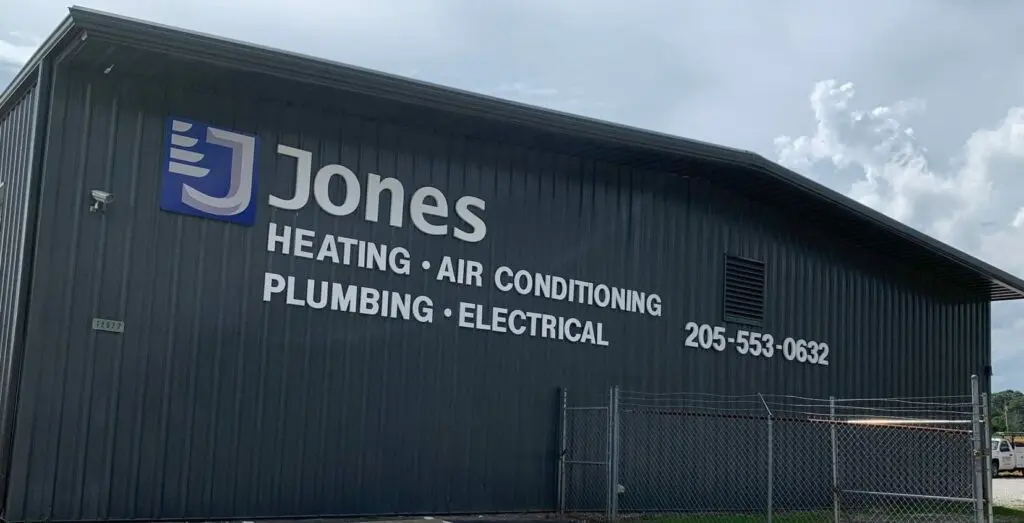 Jones HVAC, wayfinding signage