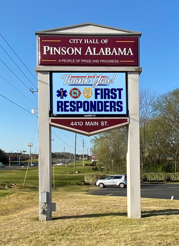 City of Pinson, Reliable Signs Birmingham, Al