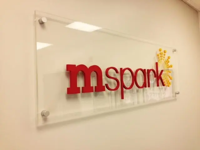 Mspark Indoor sign