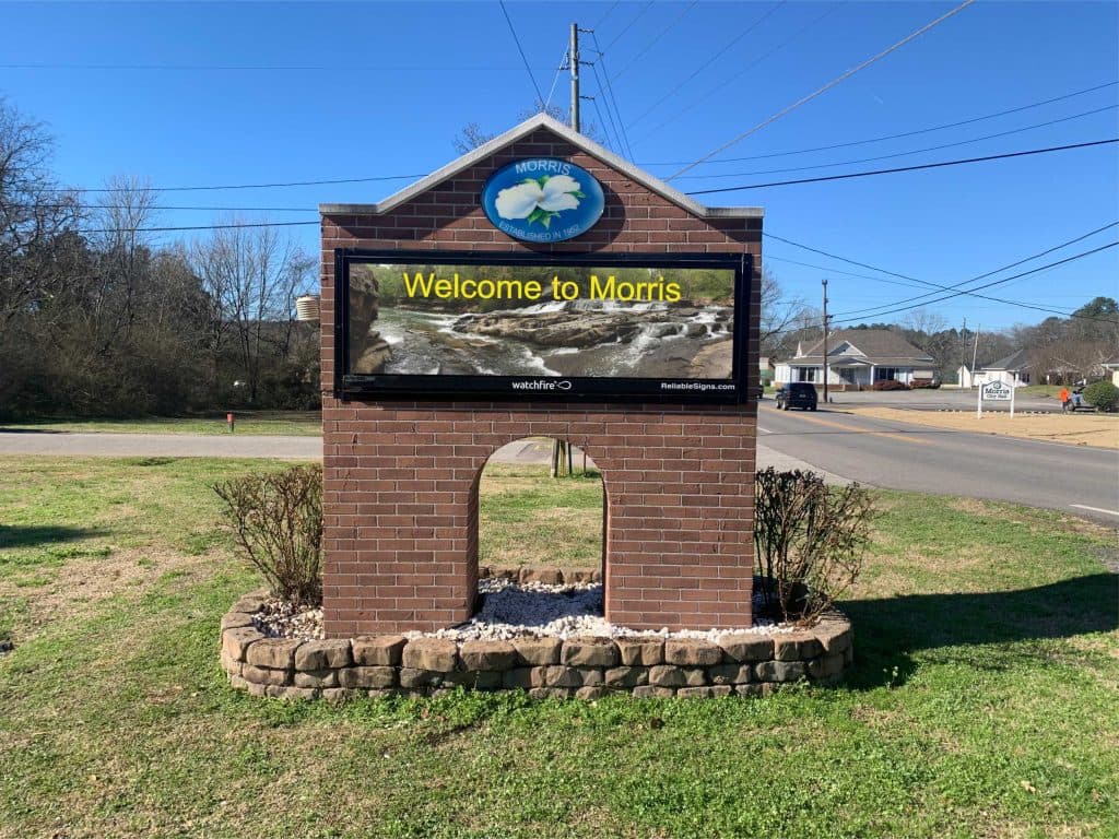 City of Morris, Reliable Signs Birmingham, Al, Monument Signs