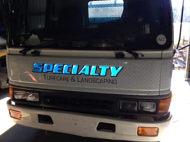 SPECIALTY TURFCARE & LANDSCAPING Reflective Vinyl