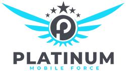 Platinum Mobile Force logo – mobile auto detailing & window tinting in Kearny, NJ