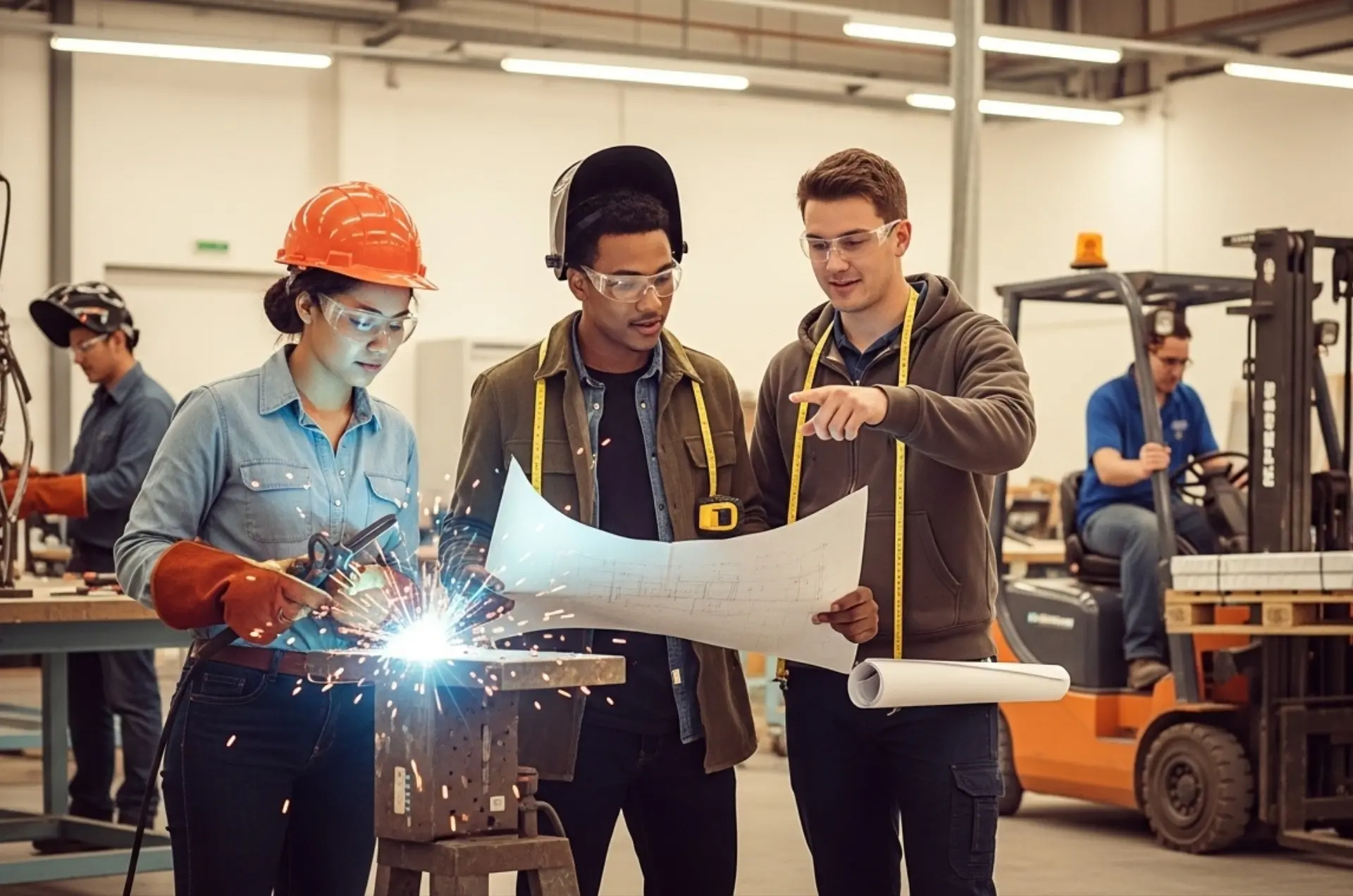 school seniors and early graduates pursue careers in the skilled trades