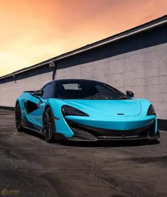 Mclaren Fistral Blue 600LT Window Tinting