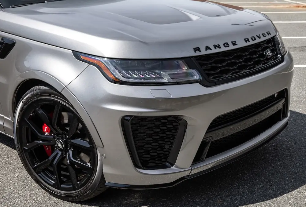 paint protection film on a vehicle
