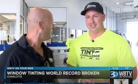 Guinness World Record For Most Windows Tinted in a Day