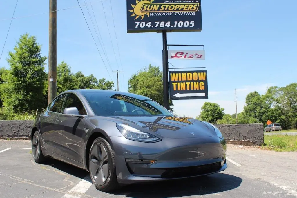 Tesla window tinting