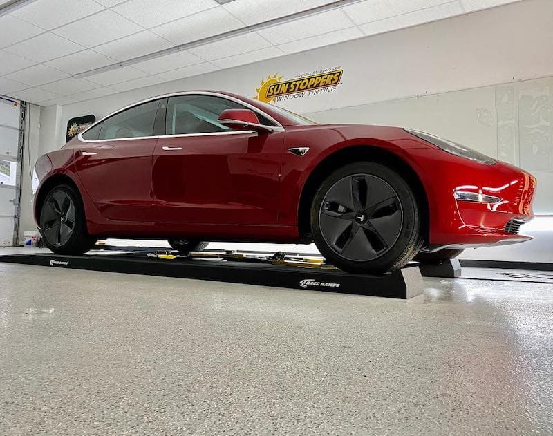 Tesla window tinting
