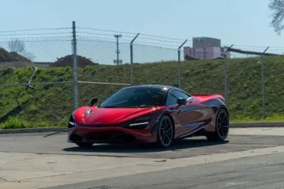 McLaren 720S (Volcano Red) Window Tinting