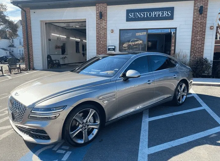 Genesis Sedan Window Tint at Stoughton