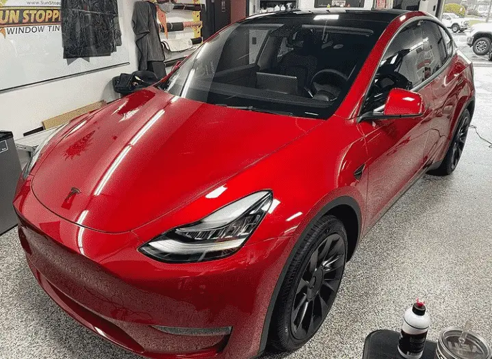Tesla Model Y Window Tint at Stoughton