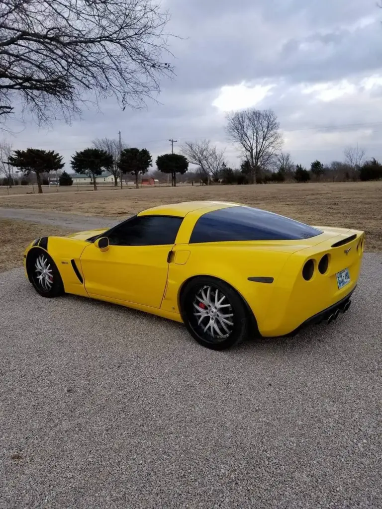 Yellow Chevrolet Corvette Window Tint