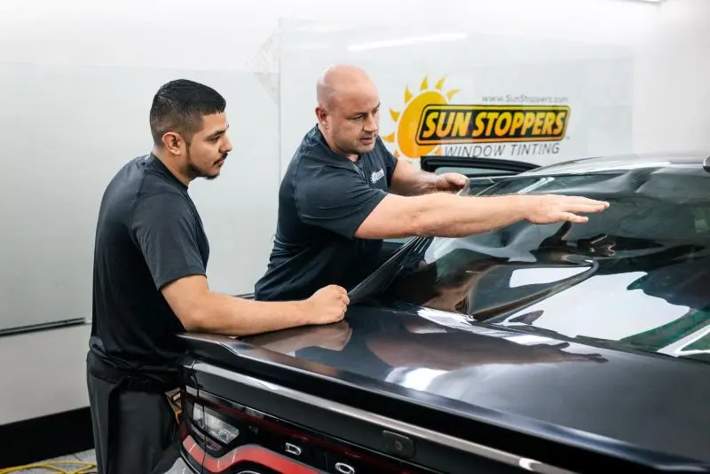 Sun Stoppers automotive franchise opportunity with window tint, paint protection film, ceramic coating, and vehicle graphics