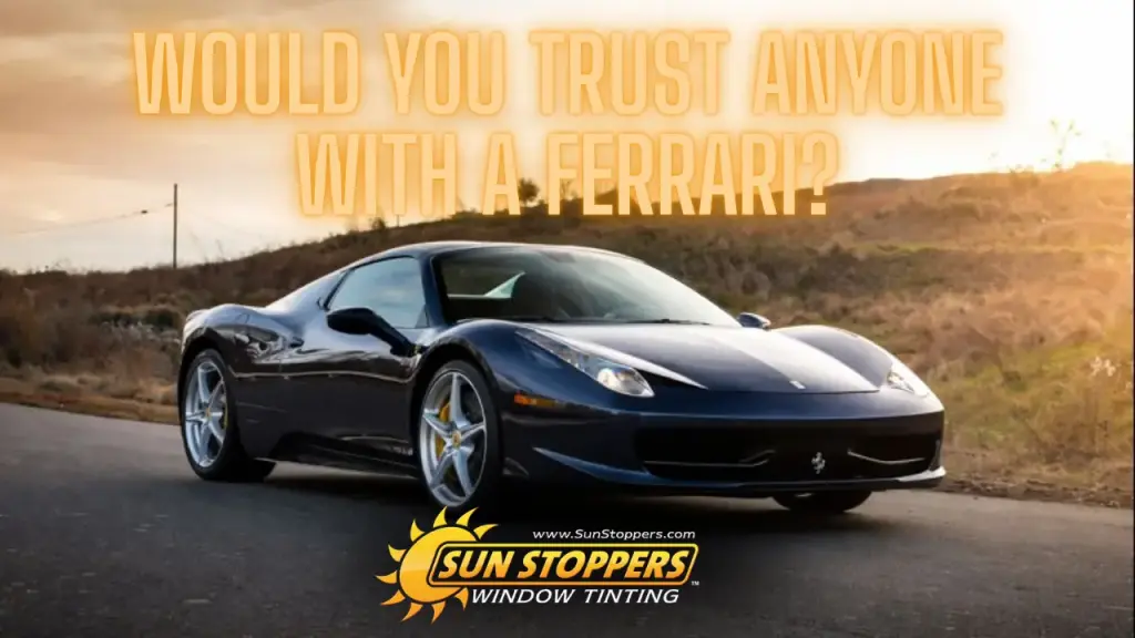 Ferrari Paint Protection and Window Tint