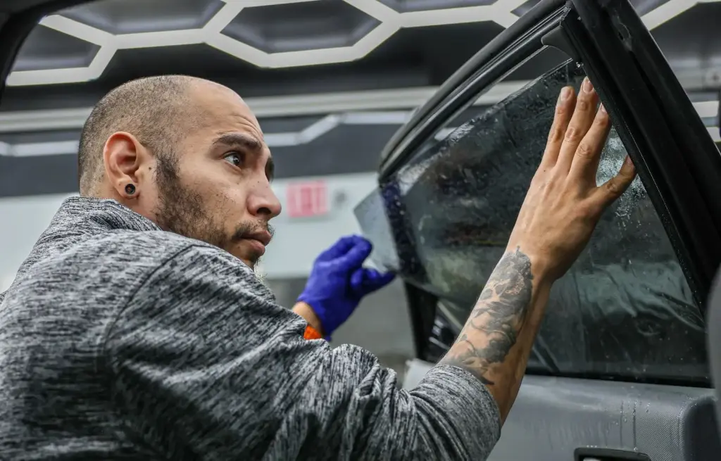 Automotive window tinting and UV protection