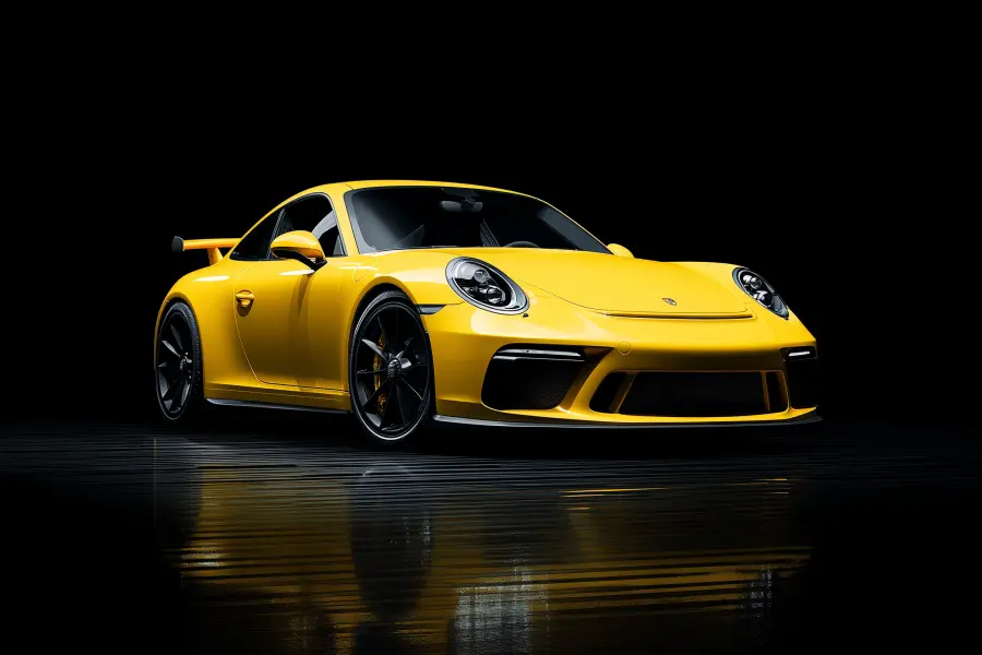 Highly polished vehicle finish protected with professional ceramic coating