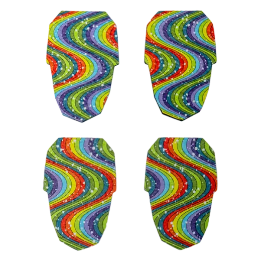 Dab Rite™ x Moodmats - Coasters (4-Pack) - Darby - Rainbow