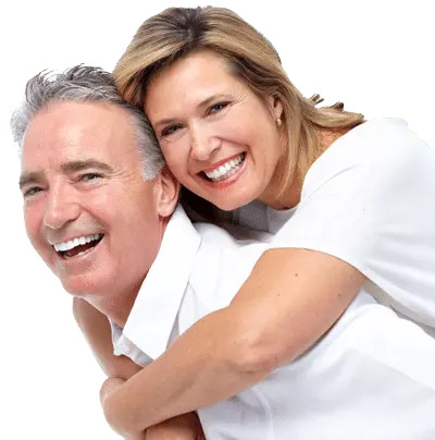 happy smiling middle aged couple