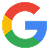 Google logo on a white background representing online reviews and search engine visibility for Knight Dental Care in Midland, MI
